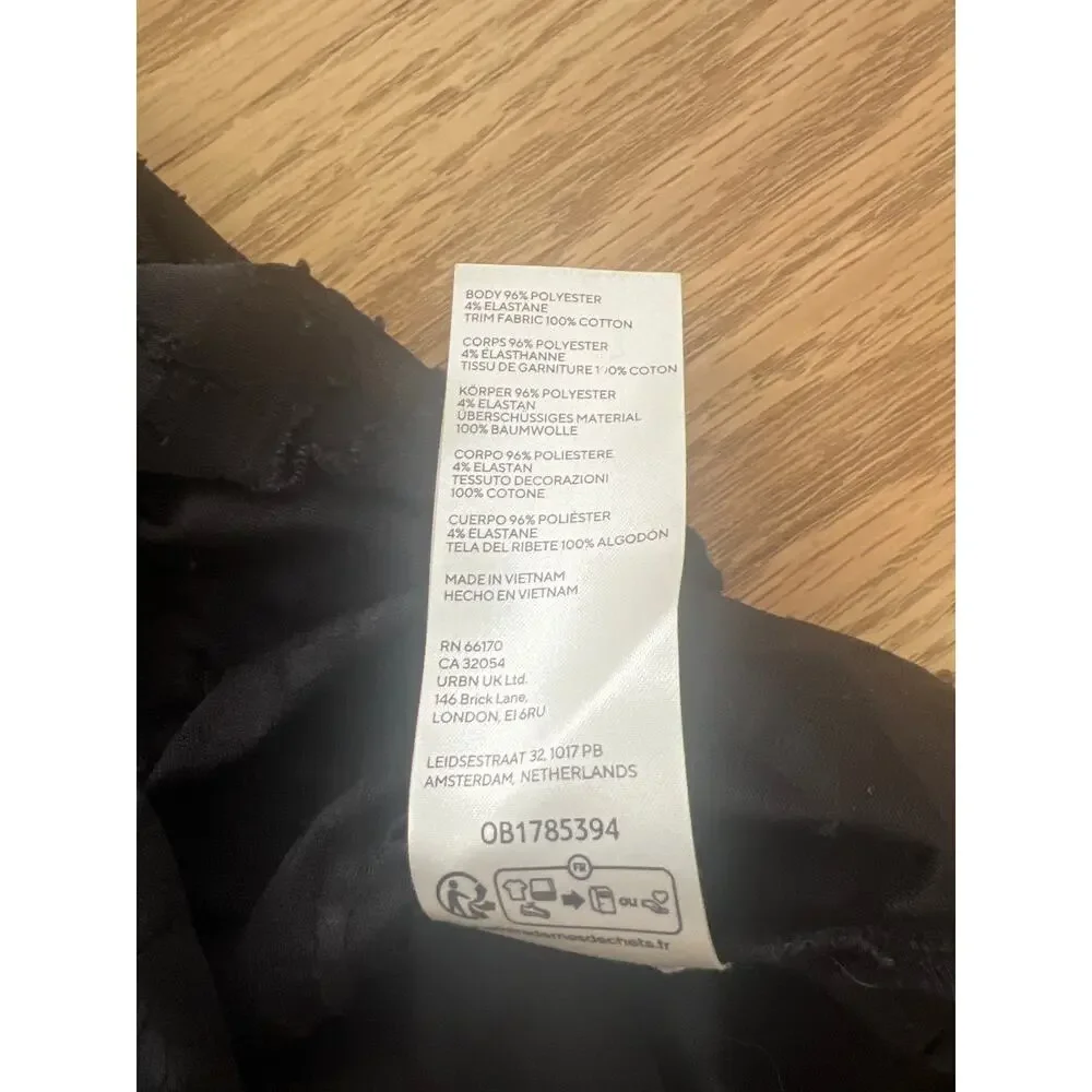 Free People Sunrise to Sunset Top Washed Black